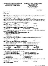 Đề khảo sát chất lượng giữa học kỳ I môn Vật lý Lớp 11 - Mã đề 234 - Năm học 2019-2020 - Trường THPT Quang Trung